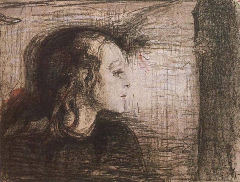 Edvard Munch Sick oil painting image